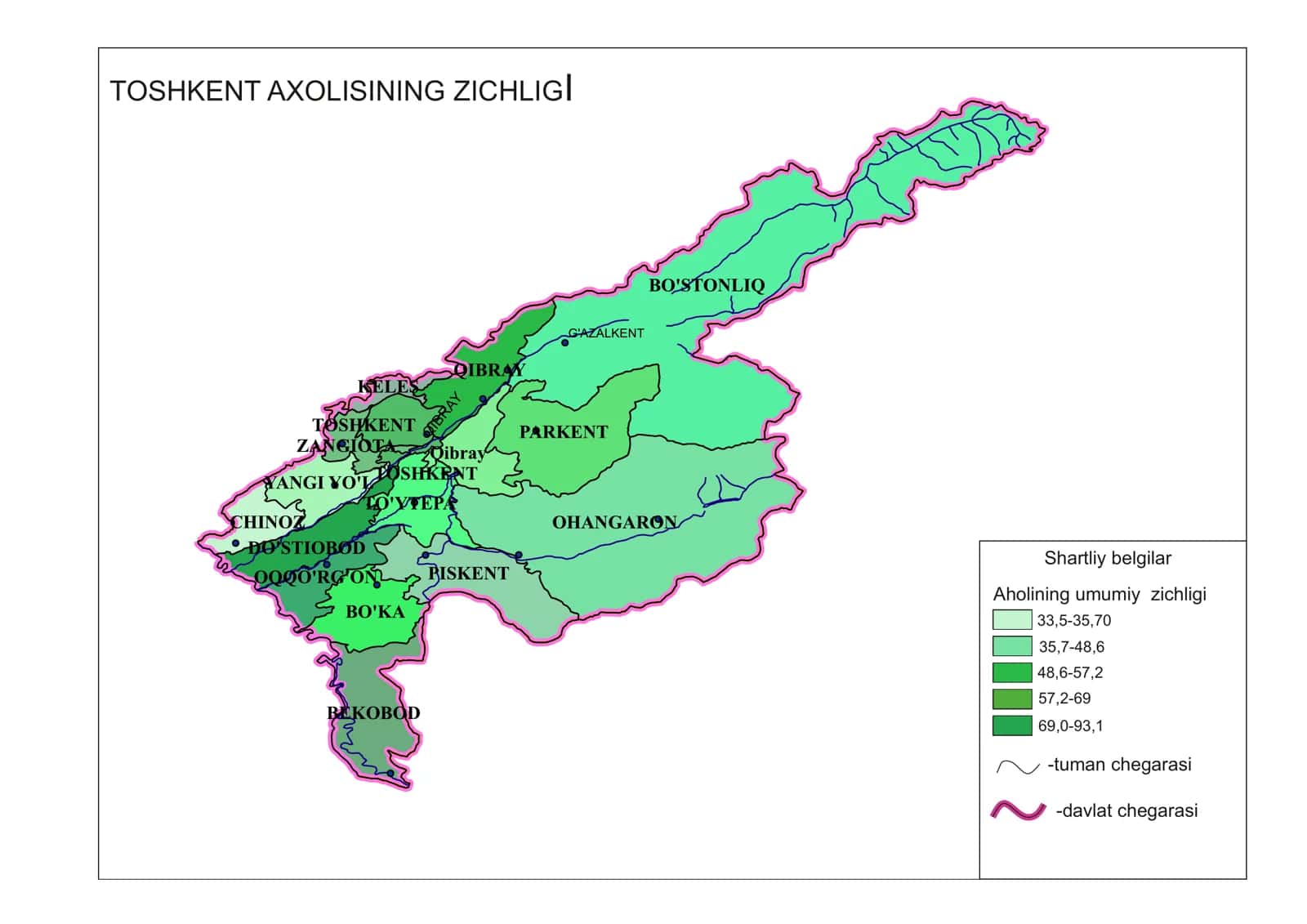 Aholining umumiy zichligi 1