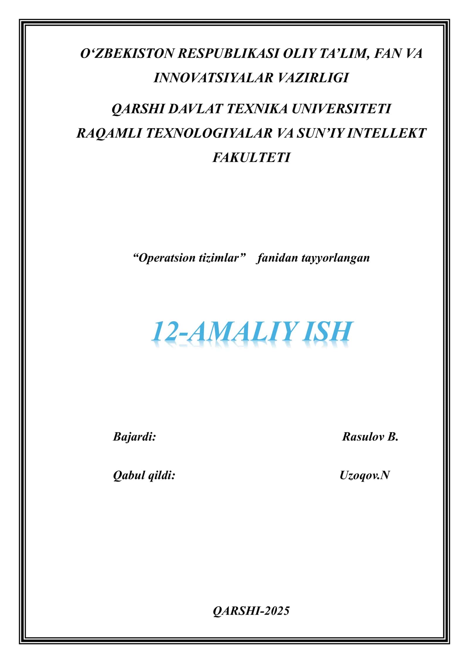 Kompyuterni masofadan boshqarish 1