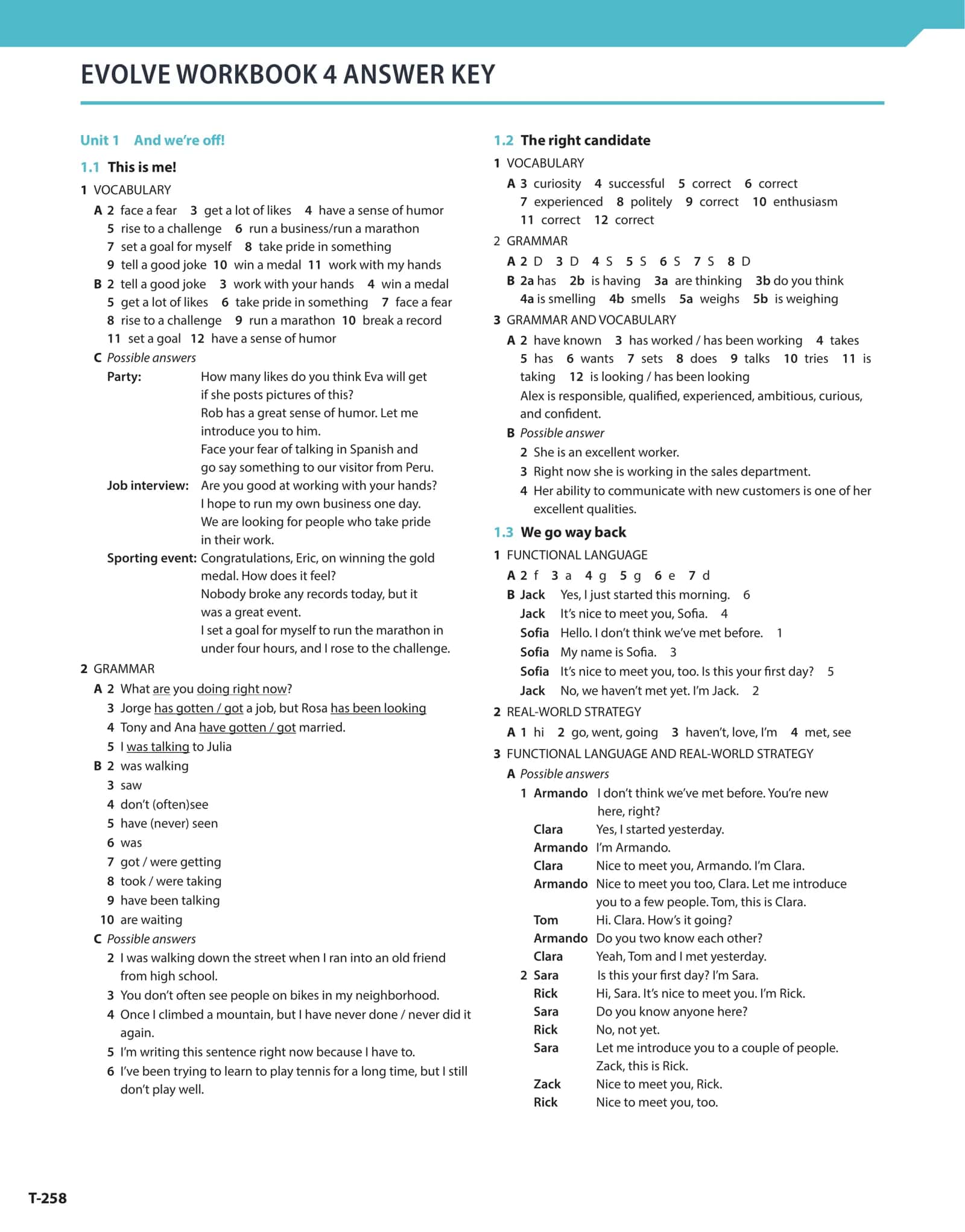 Evolve 4 WB Answer Key [www.languagecentre.ir].pdf 1
