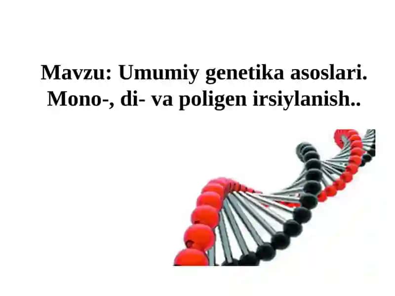 Umumiy genetika asoslari