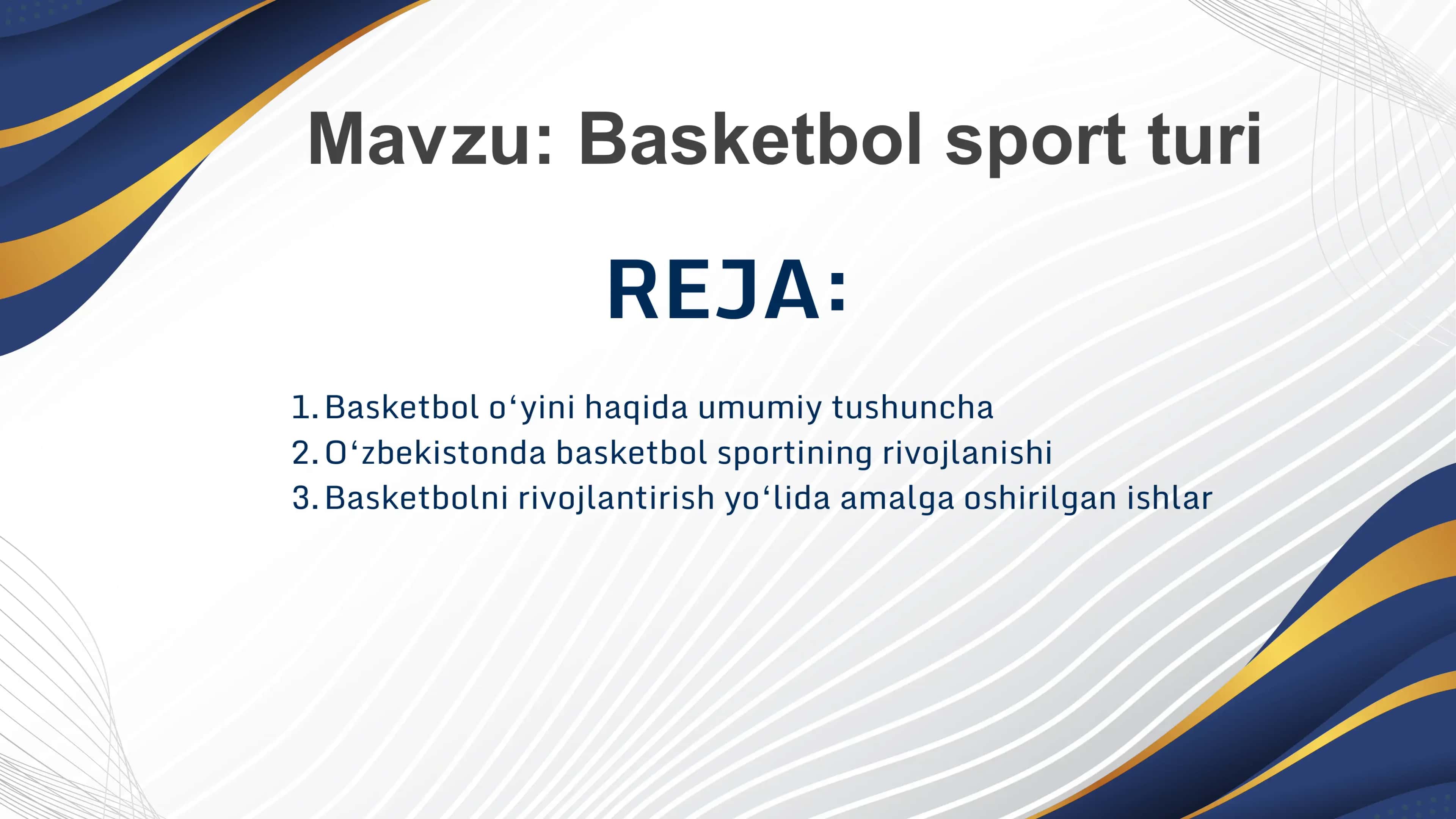 Basketbol sport turi 1