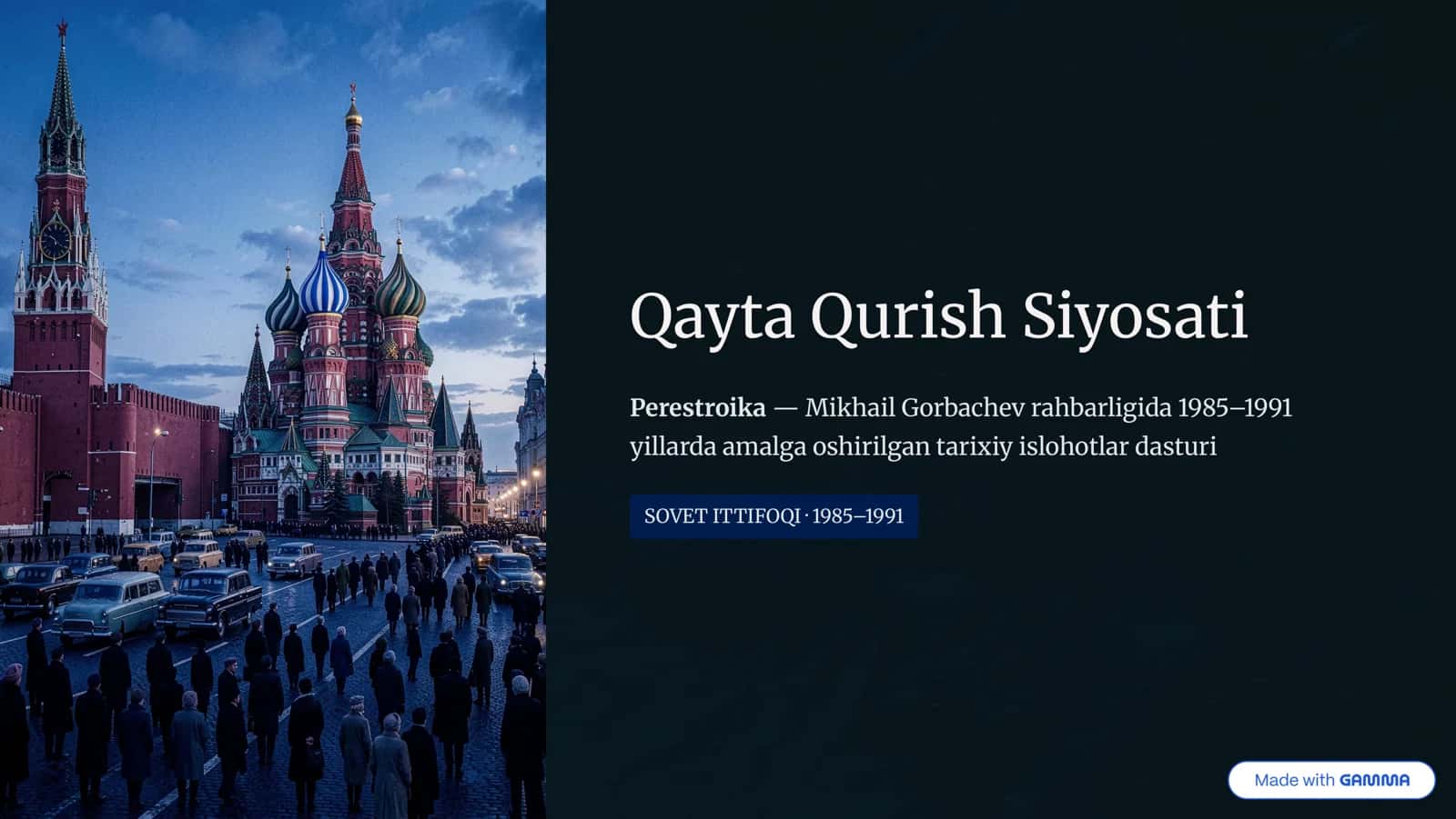 Perestroika 1
