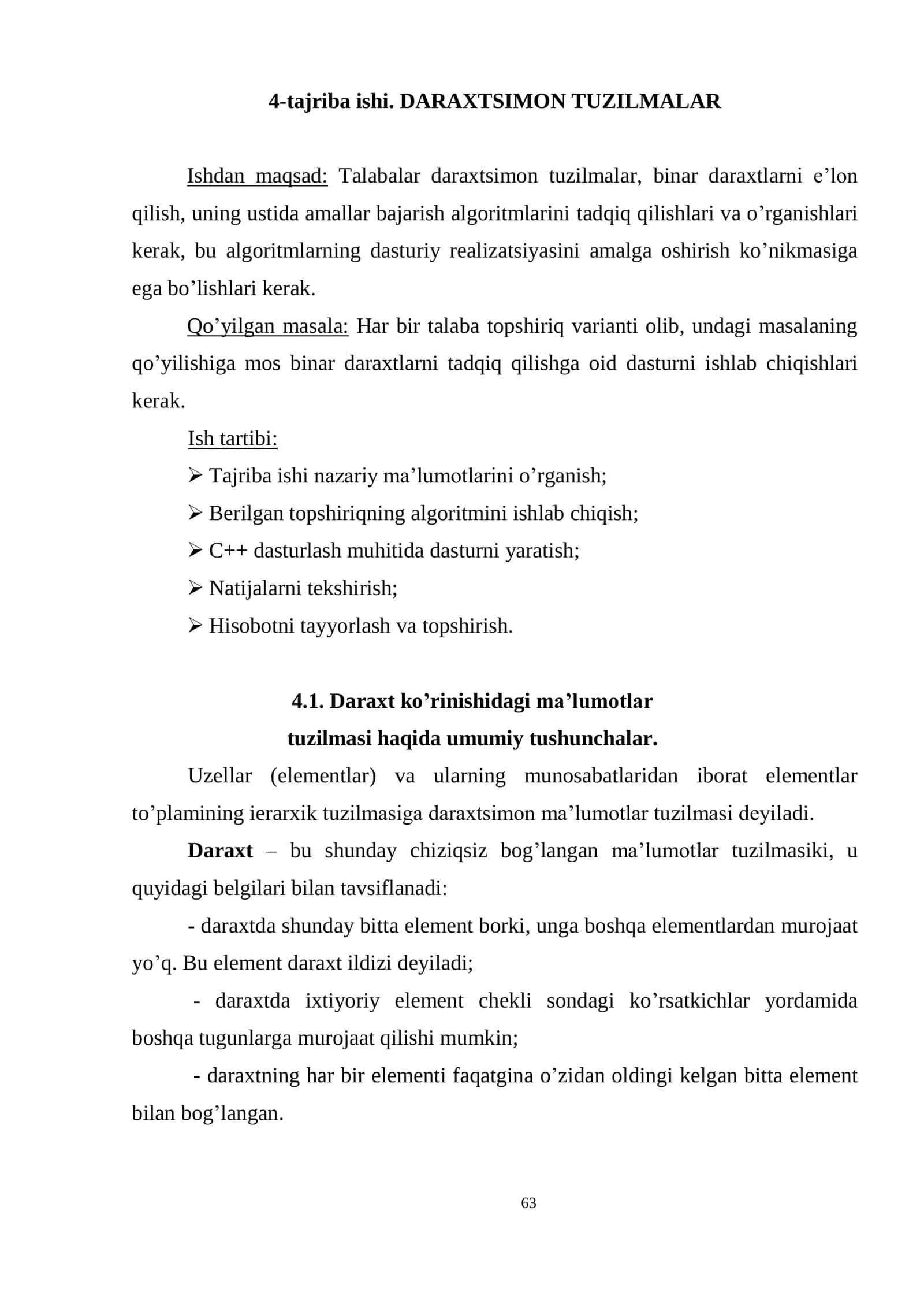 DARAXTSIMON TUZILMALAR 1