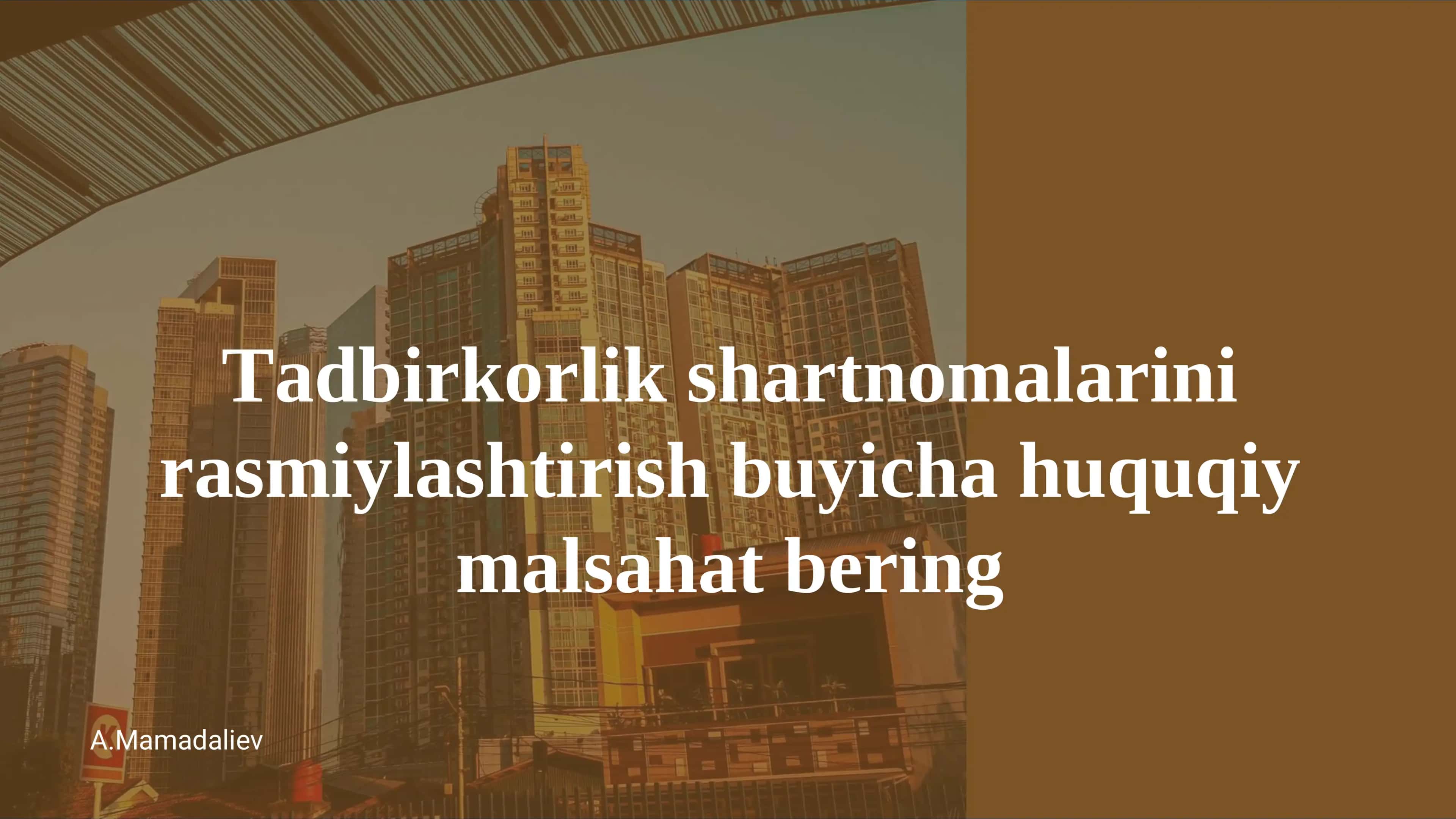Tadbirkorlik shartnomalarini rasmiylashtirish 1