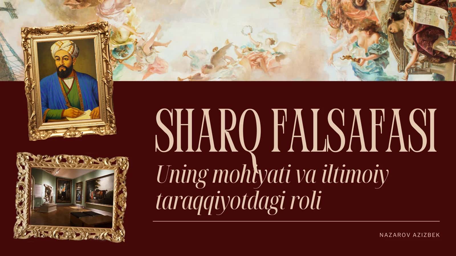 SHARQ FALSAFASI 1