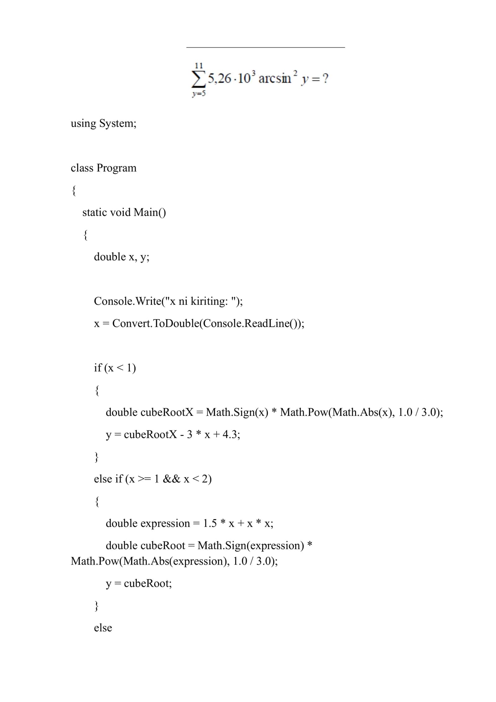 Program 1