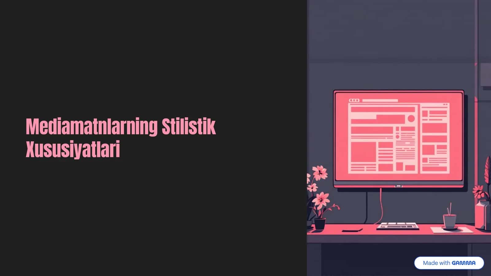 Mediamatnlarning Stilistik Xususiyatlari 1