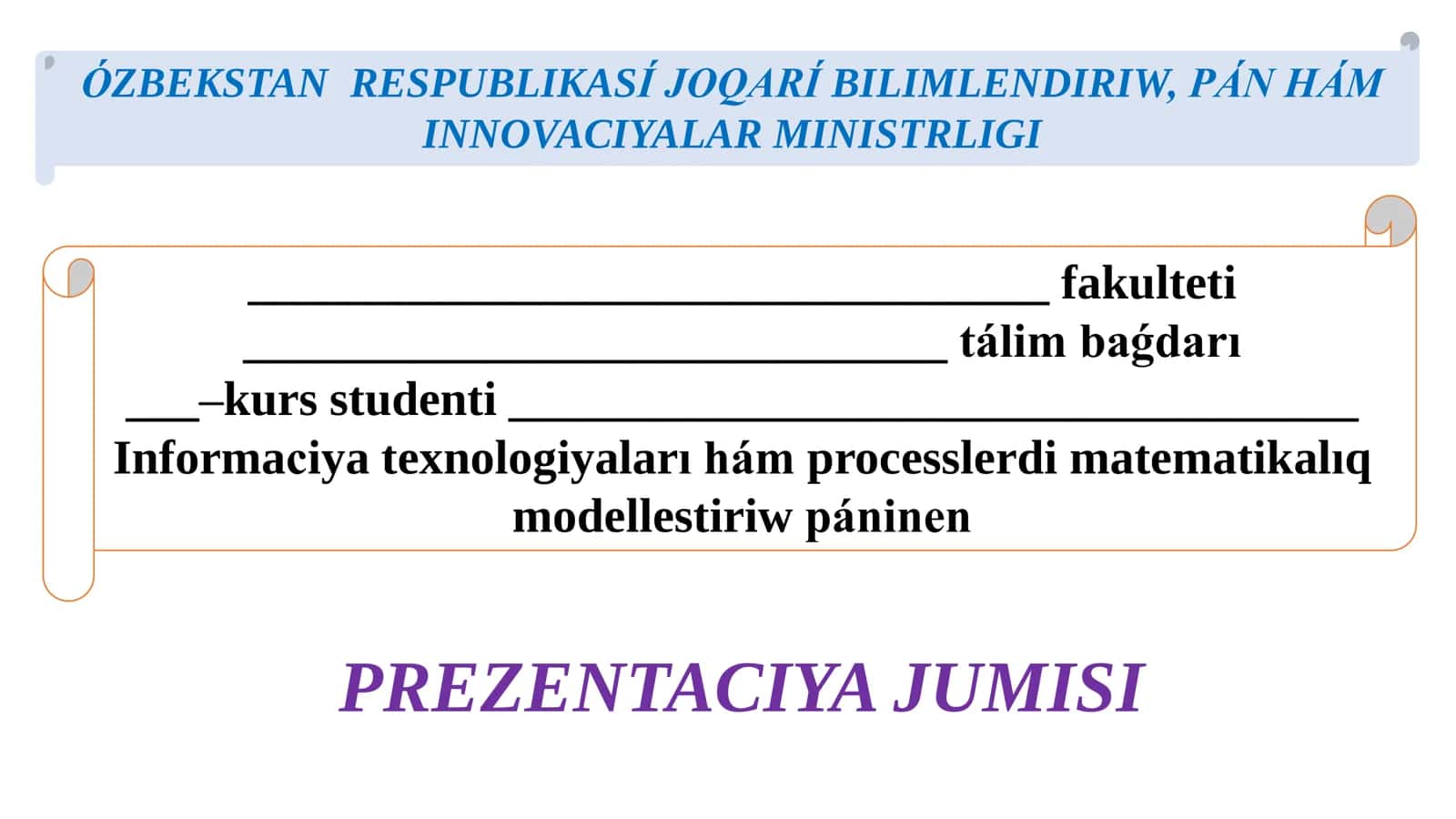 Microsoft Publisher programması járdeminde bukletler tayarlaw. Adobe Acrobat Reader programması járdeminde PDF formatlı hújjetlerdi tayarlaw 1