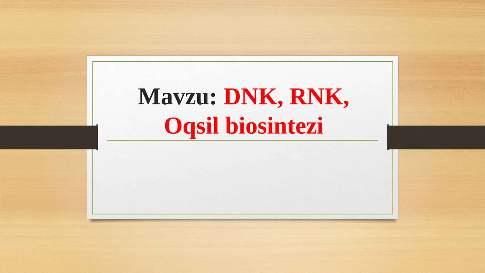 BIOLOGIYA DNK mukammal qollanma 1