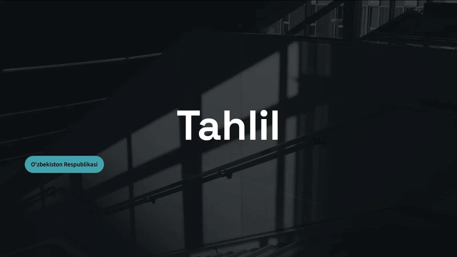 Tahlil 1