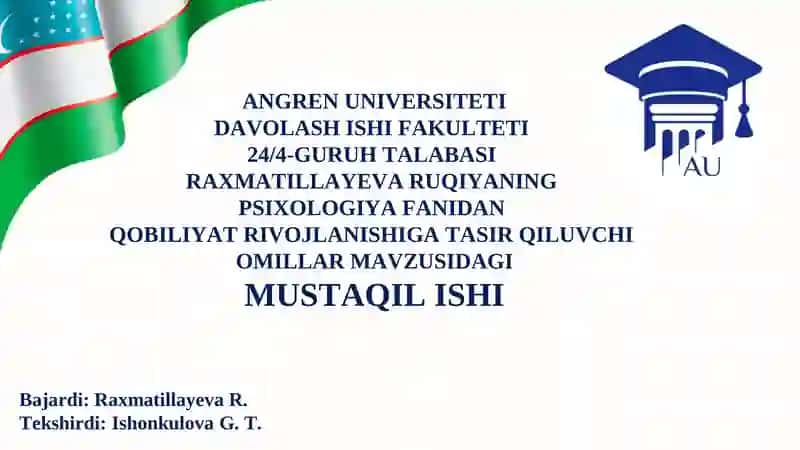 Qobiliyat Rivojlanishi