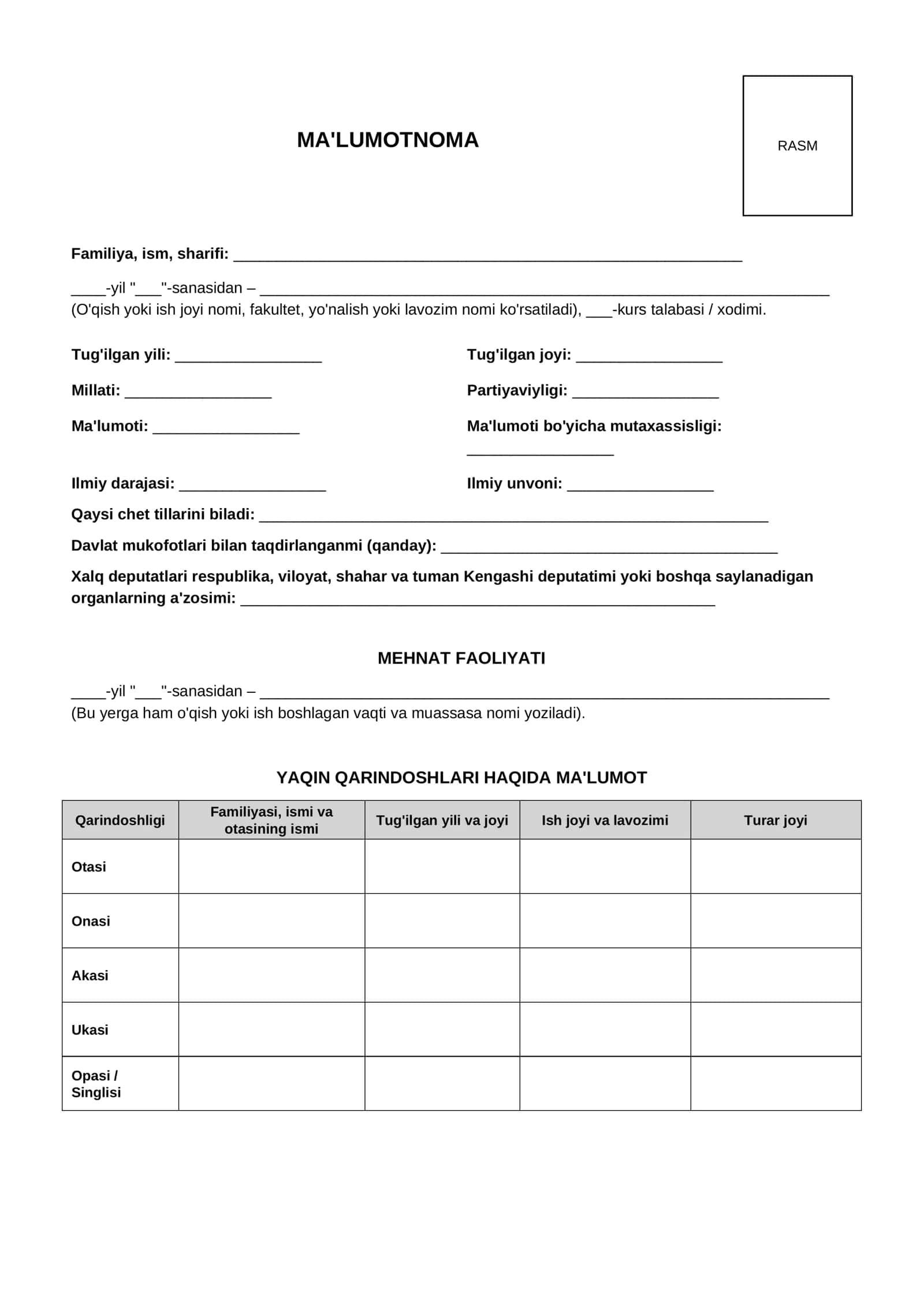 Obyektivka shablon namuna 1