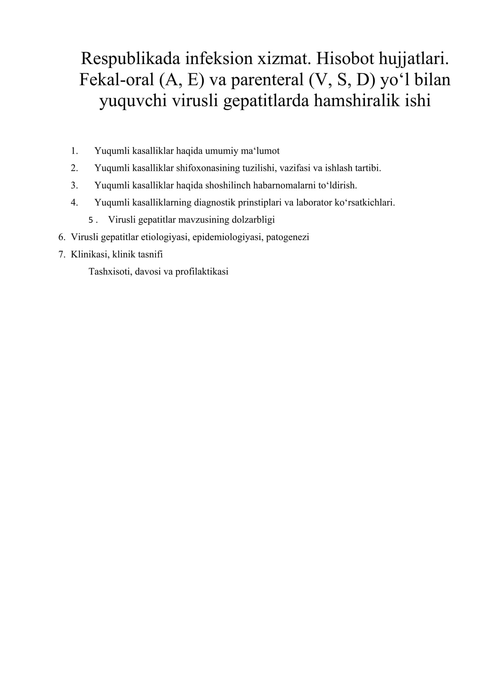 Virusli gepatitlar 1