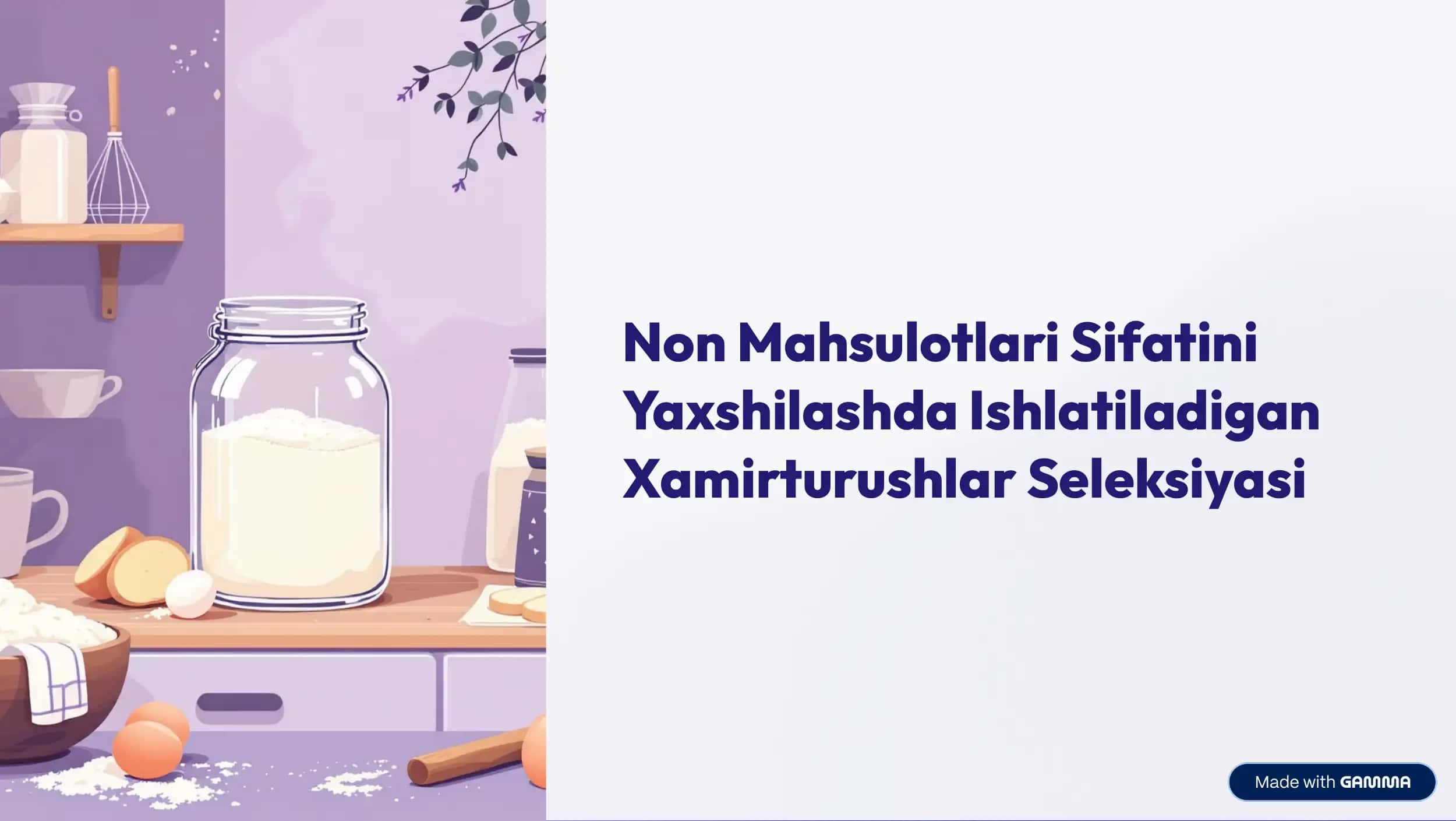 Xamirturush Non Mahsulotlari 1
