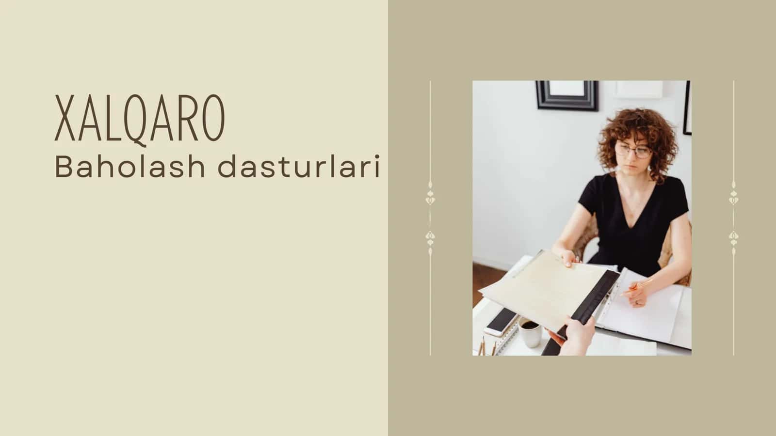Xalqaro baholash dasturlari 1