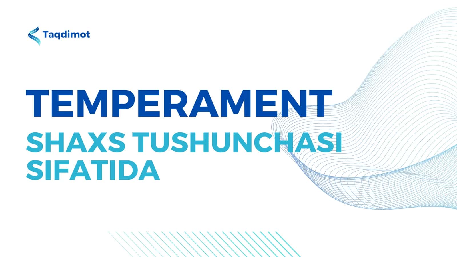 TEMPERAMENT SHAXS TUSHUNCHASI SIFATIDA 1