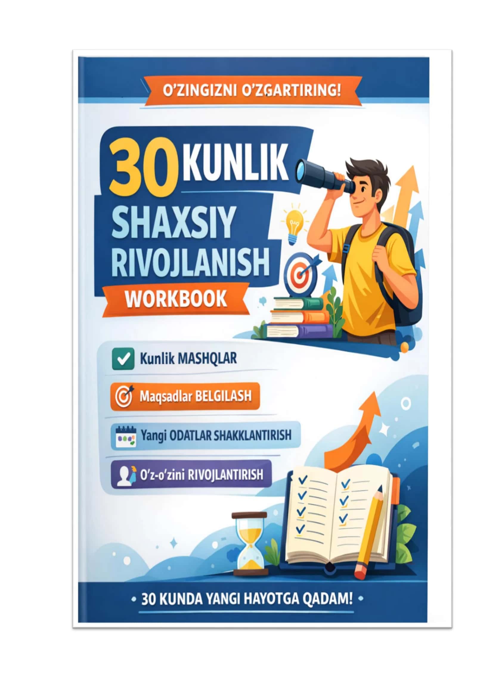 30 KUNLIK SHAXSIY RIVOJLANISH WORKBOOK 1