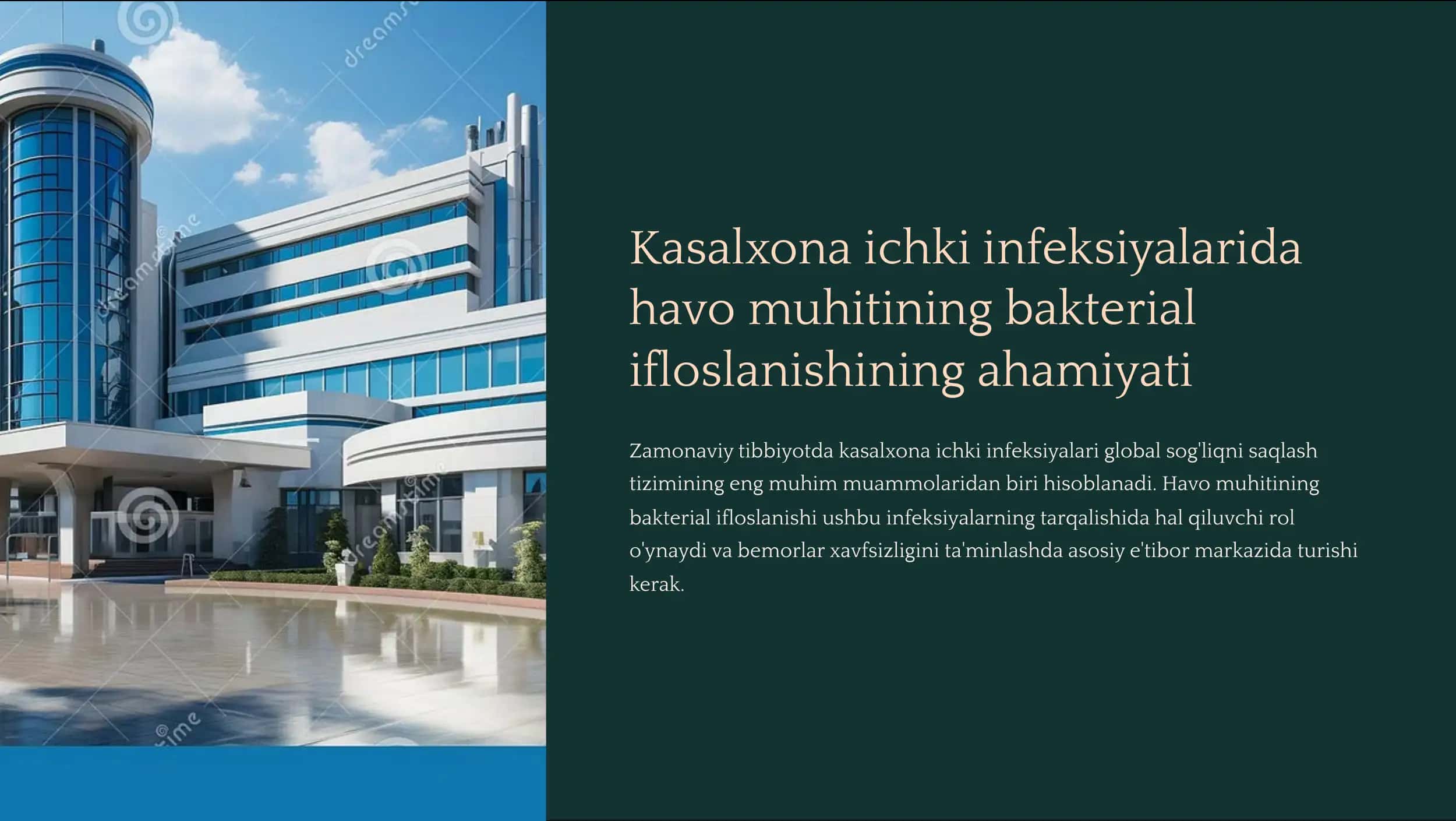 kasalxona mikroiqlimning gigiyenik ahamiyati 1