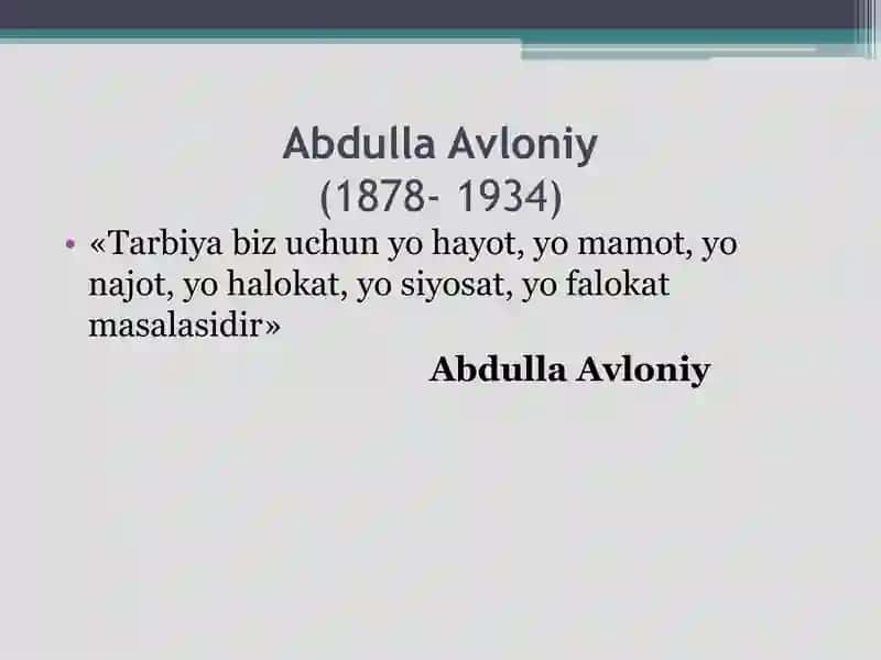 Abdulla Avloniy