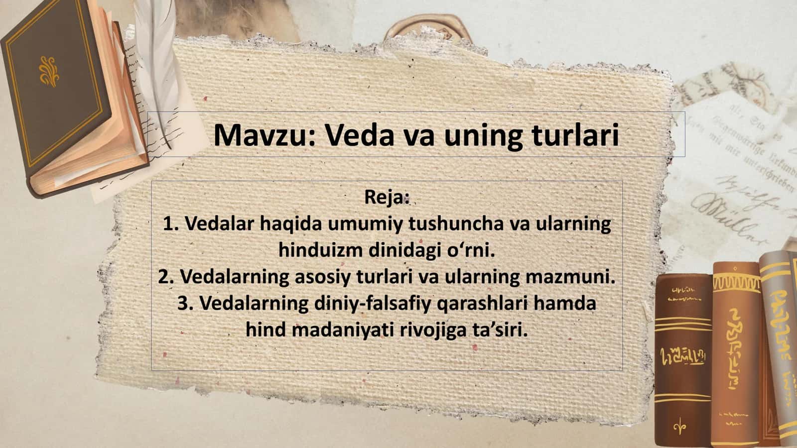 Vedalar va uning turlari 1