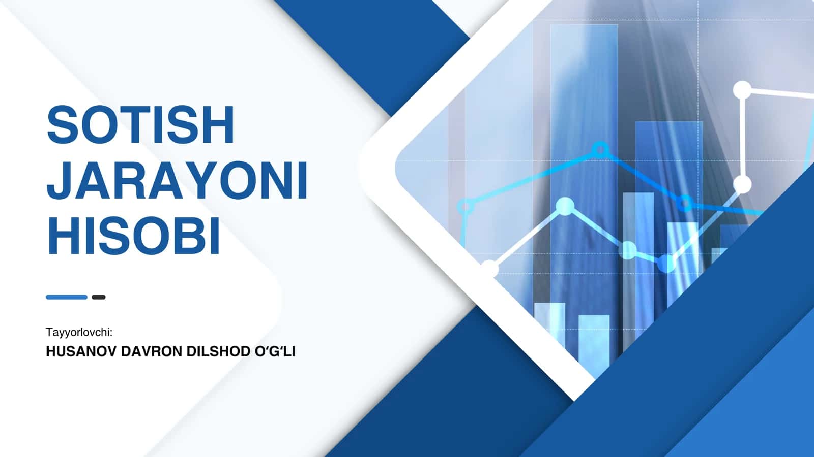 SOTISH JARAYONI HISOBI 1