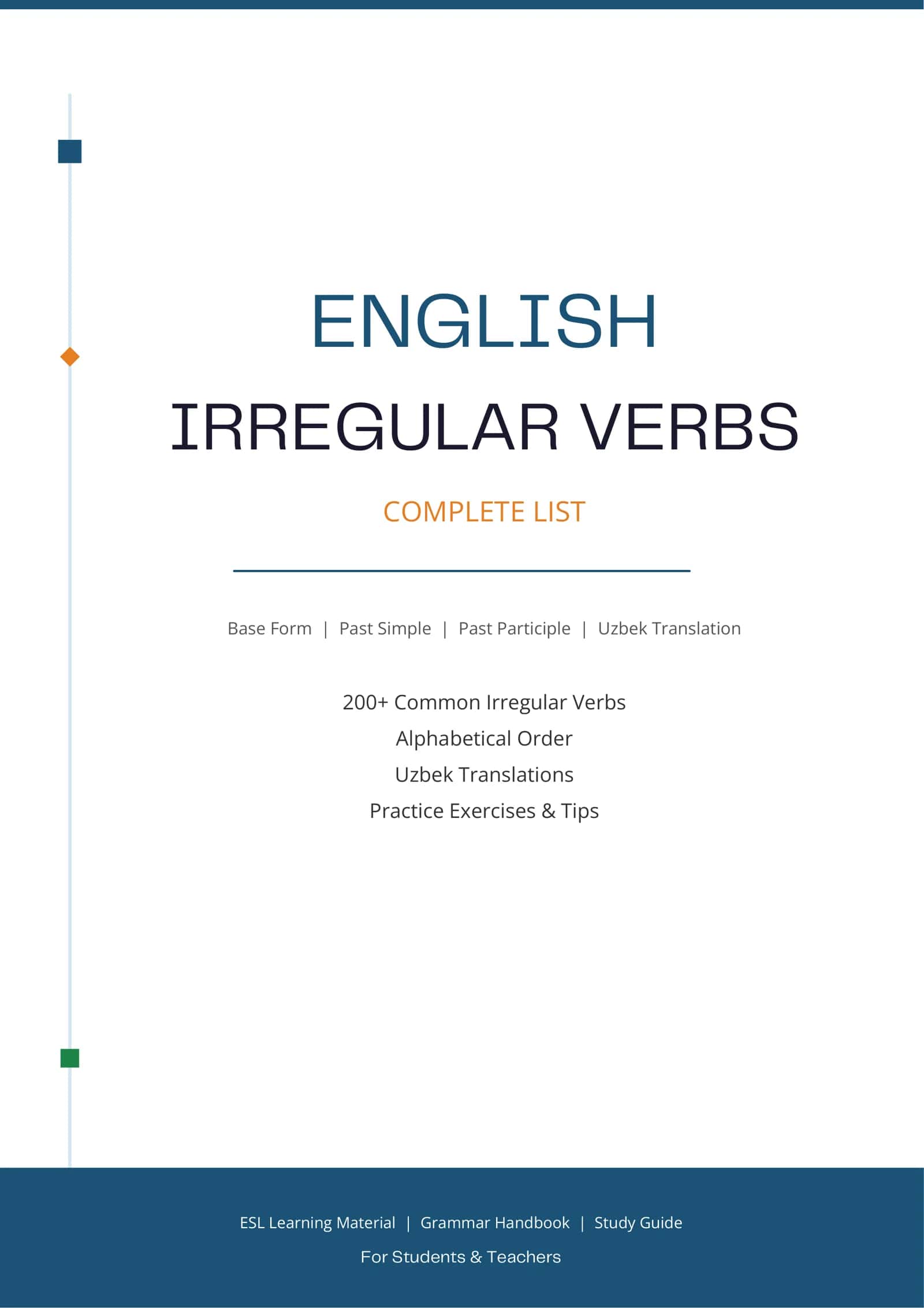 Irregular Verbs 1