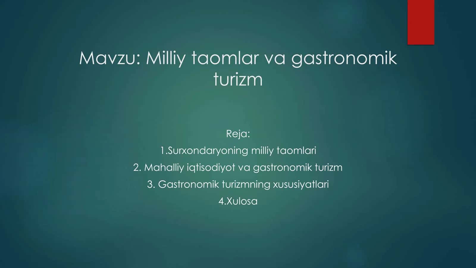 Surxondaryo viloyati milliy taomlari 1