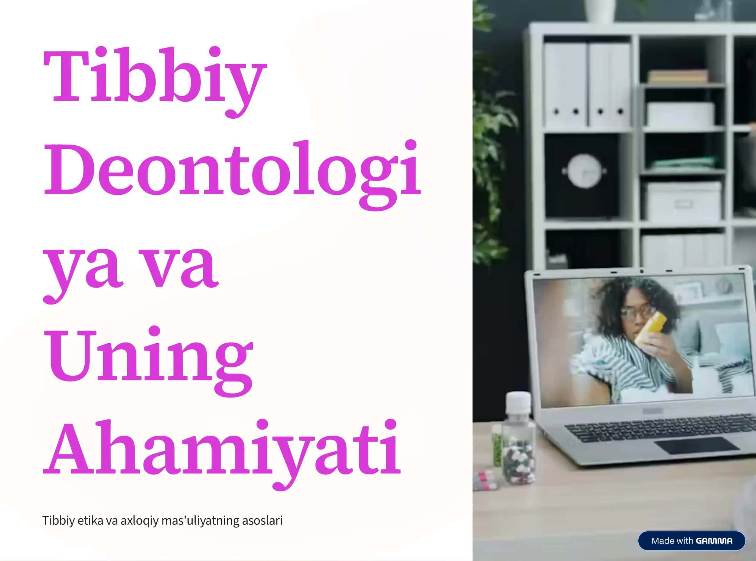 Tibbiy Deontologiya 1