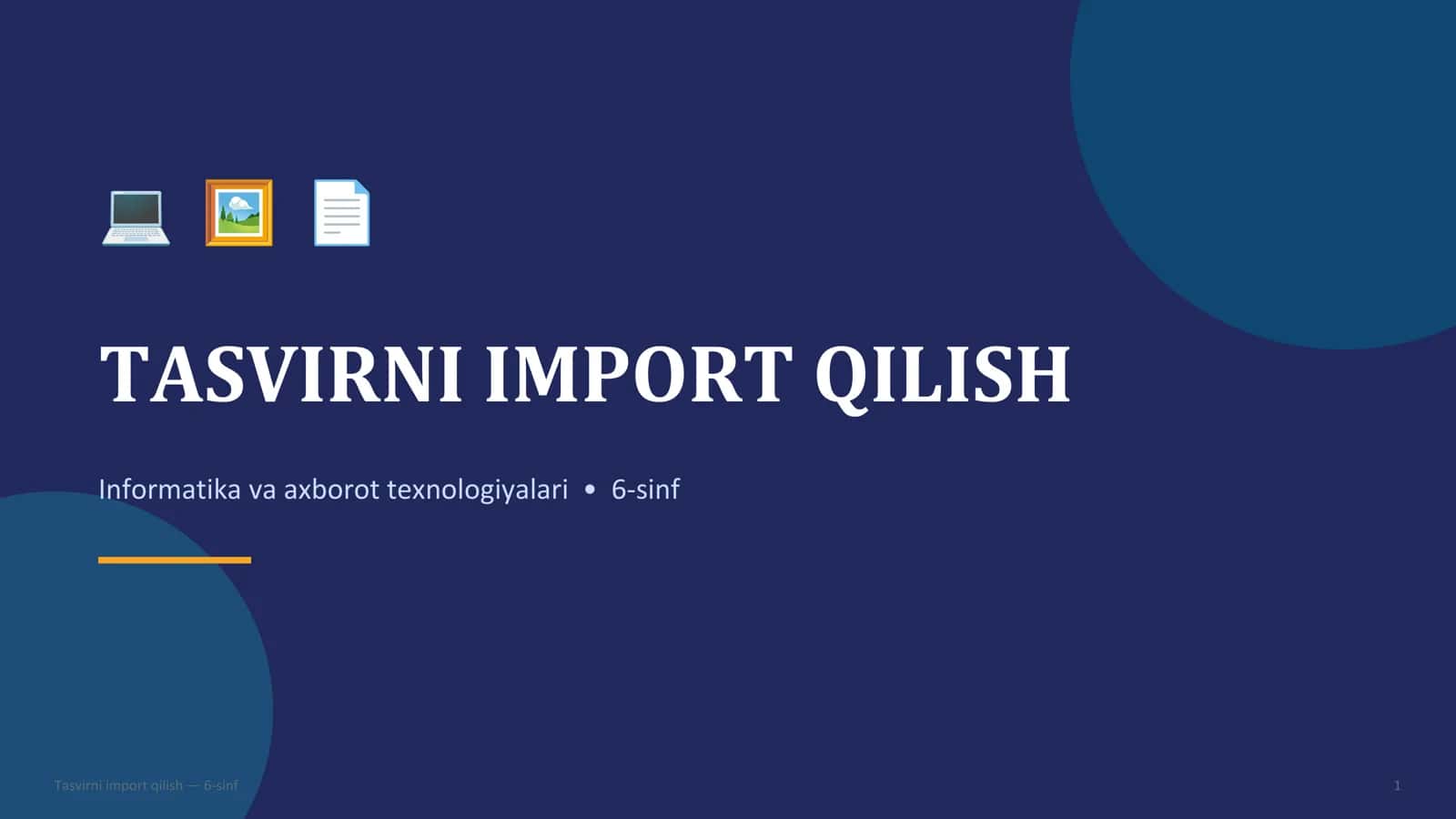 TASVIRNI IMPORT QILISH 1