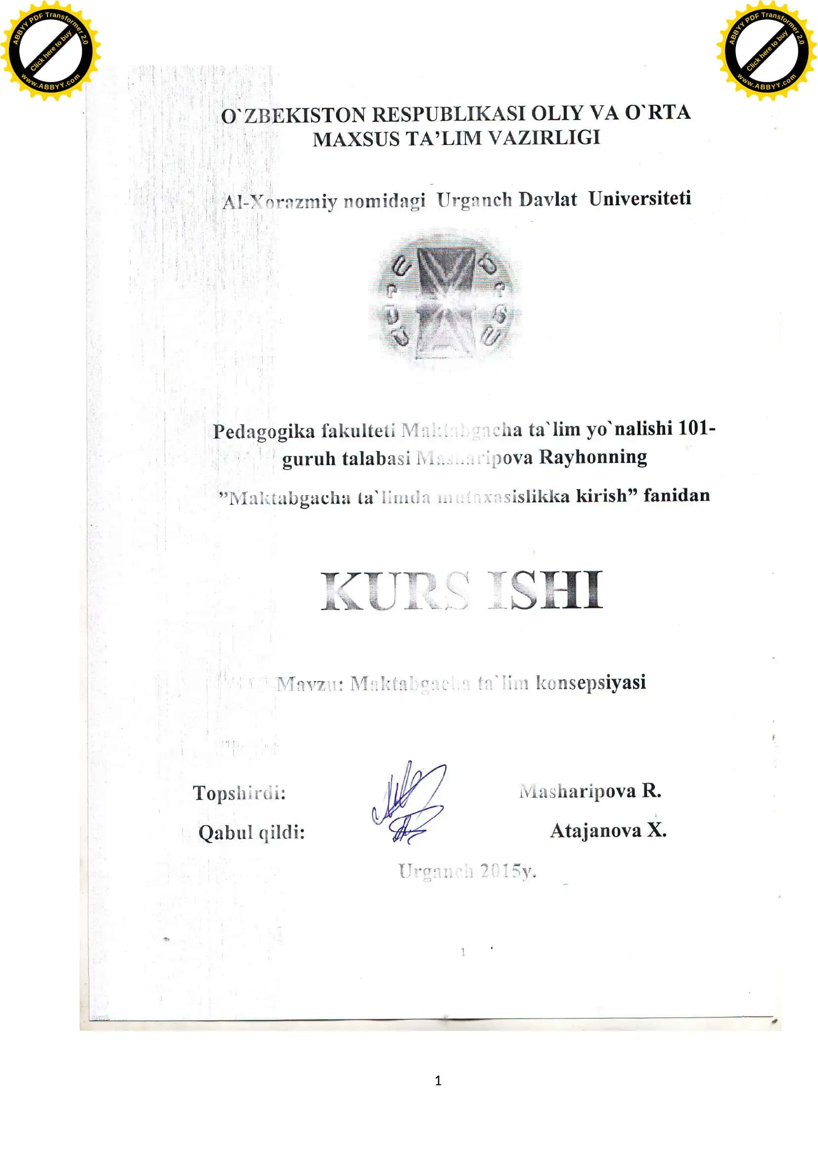 Maktabgacha ta`lim konsepsiyasi 1