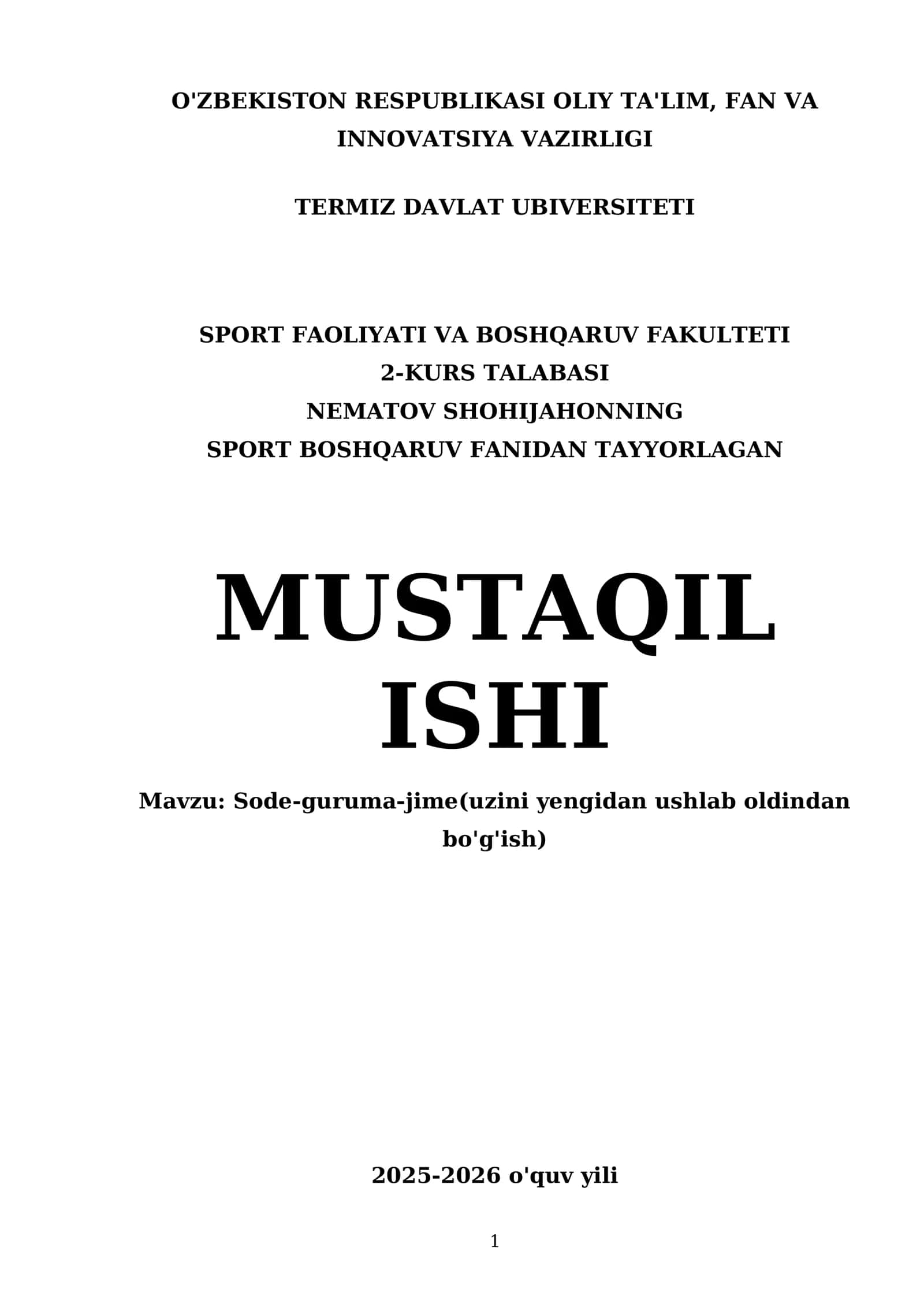 Sode-guruma-jime(uzini yengidan ushlab oldindan bo'g'ish) 1