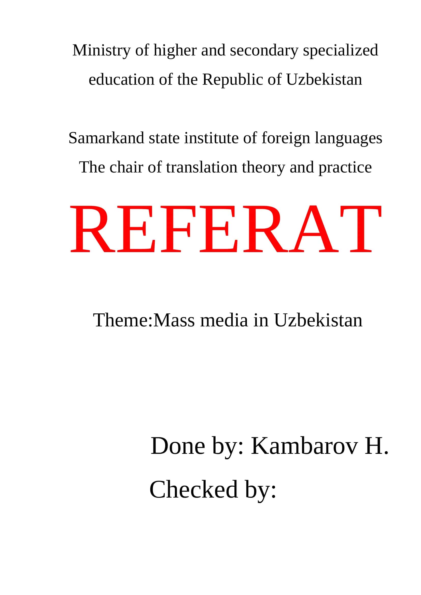 Mass media in Uzbekistan 1