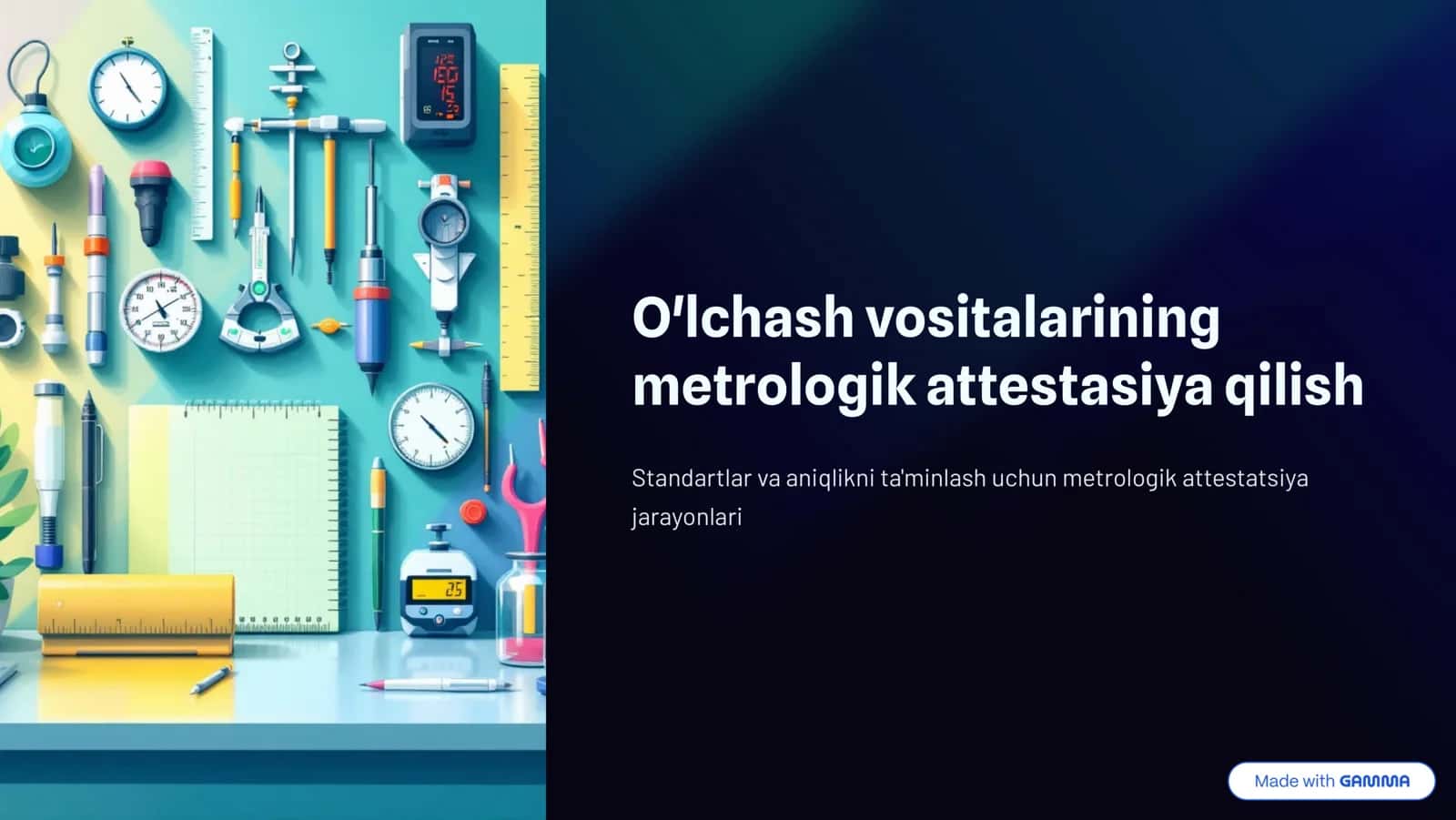 Metrologik attestatsiya qilish 1