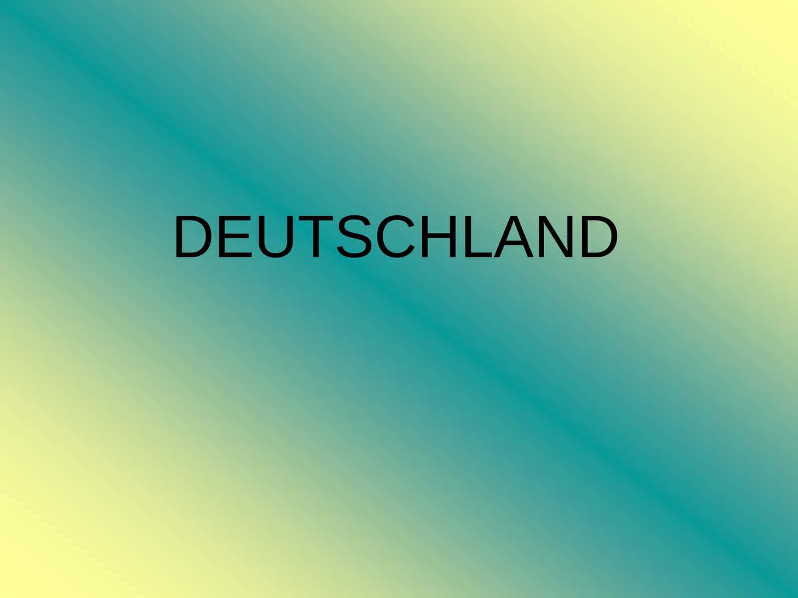 DEUTSCHLAND 1