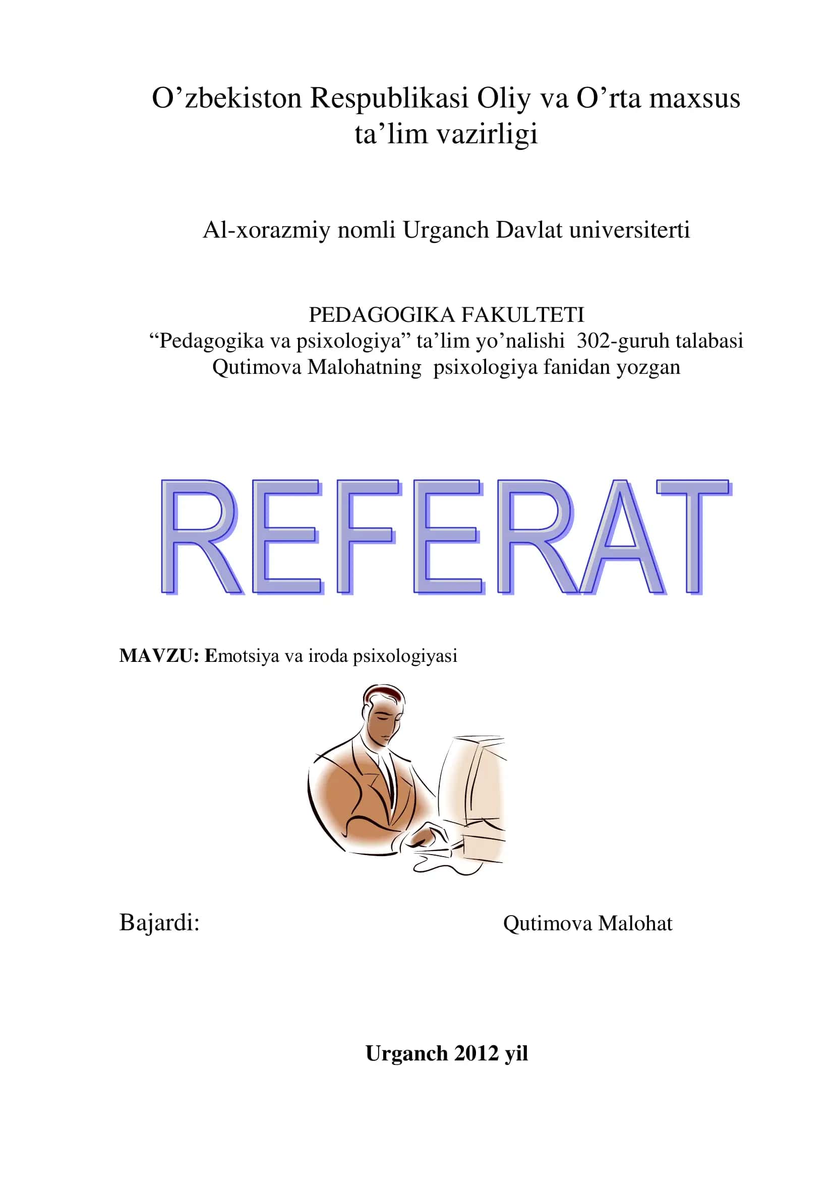 Emоtsiya va irоda psiхоlоgiyasi 1