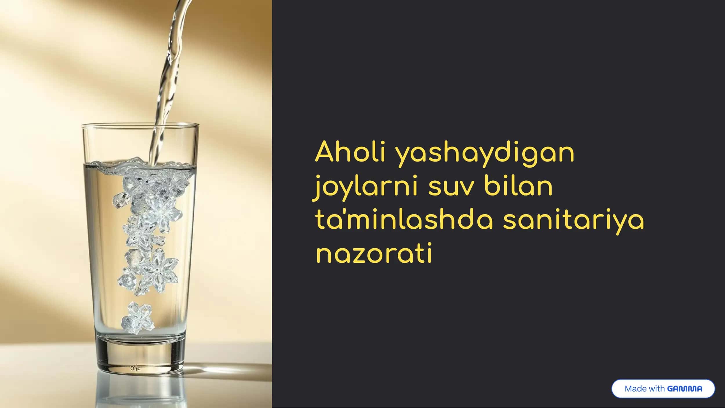Ichimlik suvini gigienik baholash 1