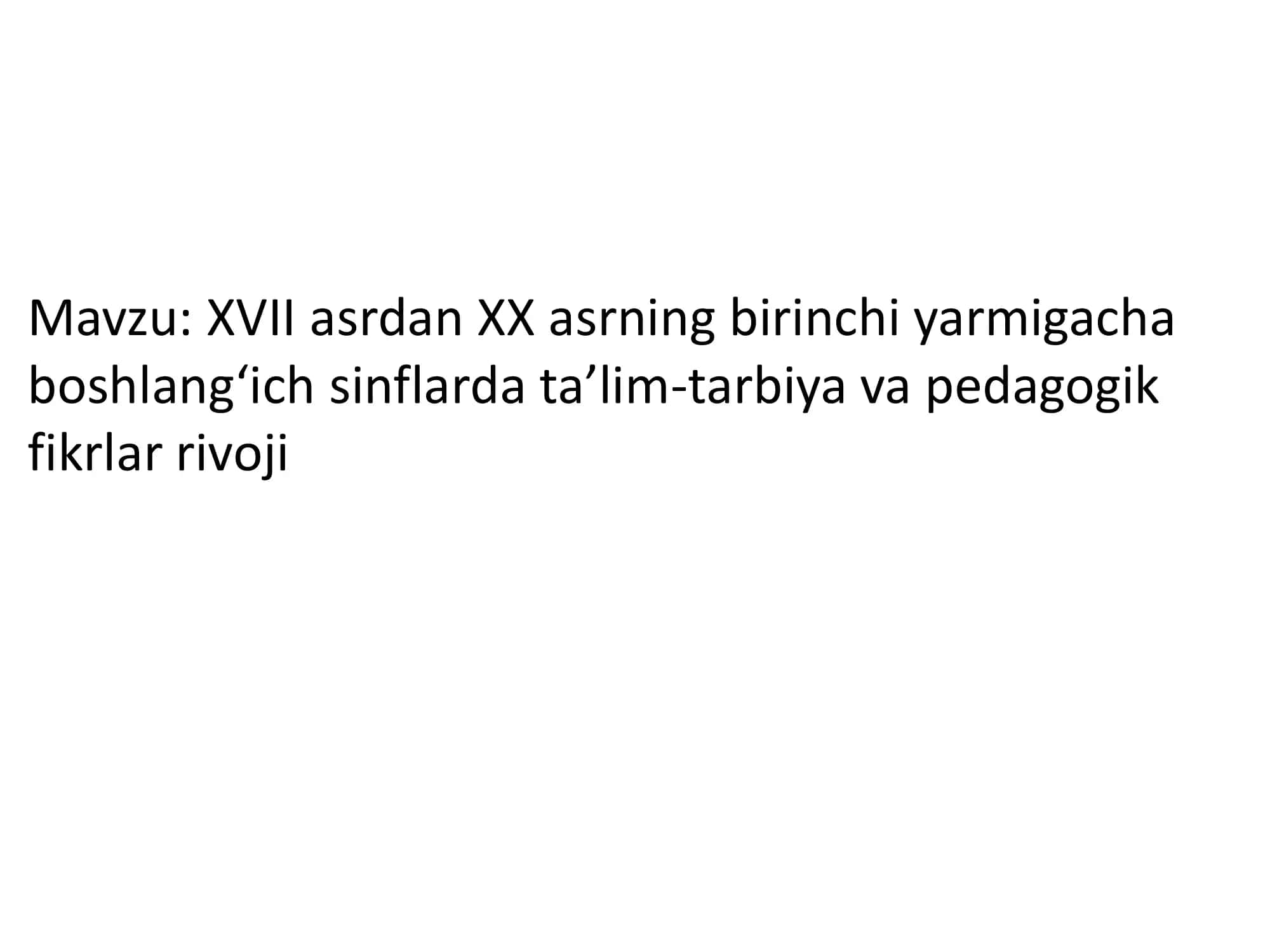 Umumiy pedagogika nazariyasi va amaliyoti 1