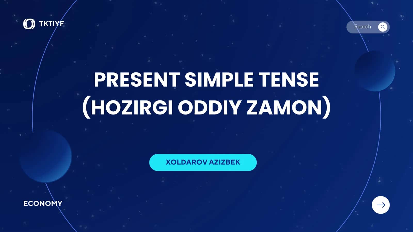 Present simple tense 1