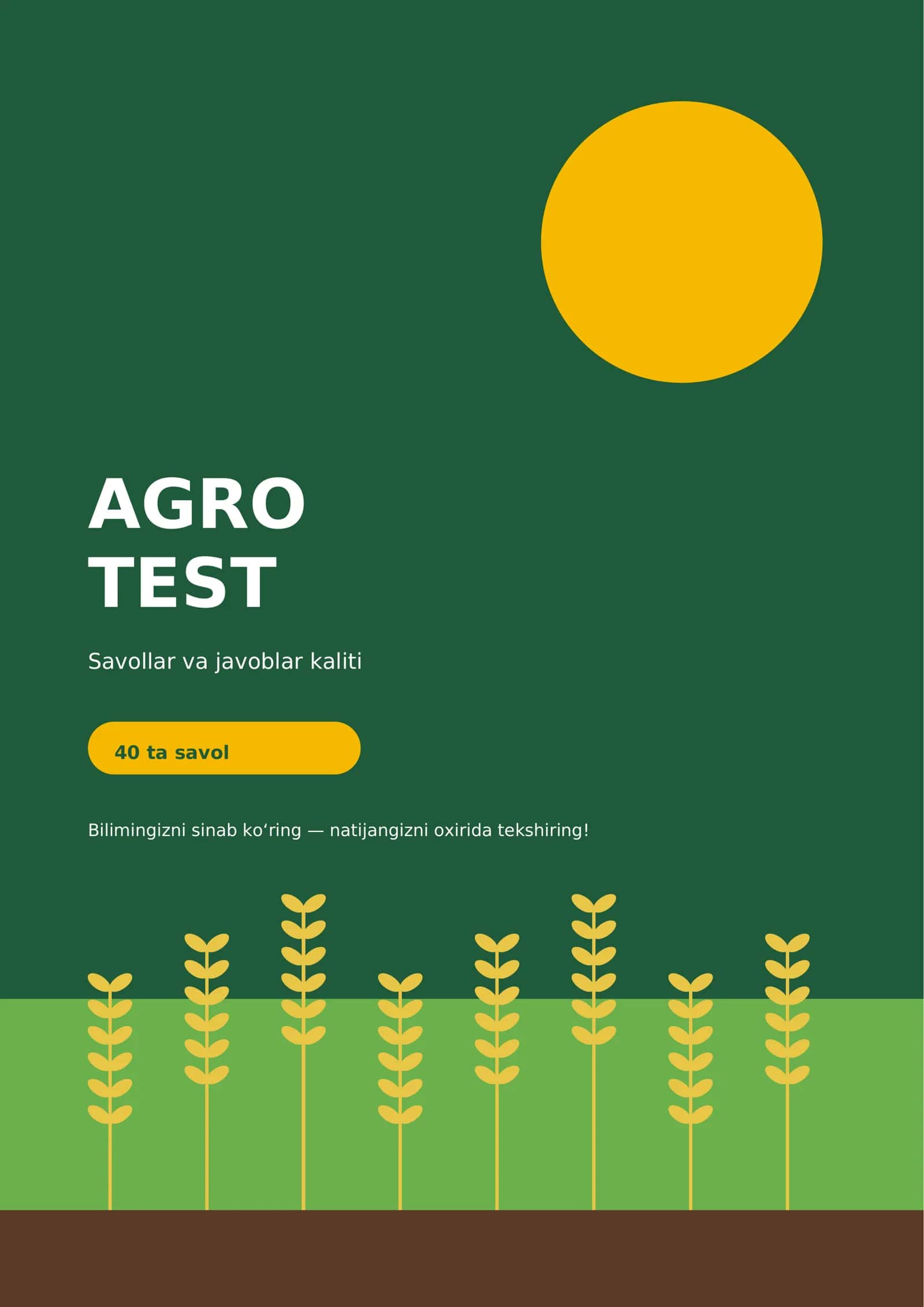 AGRO TEST 1