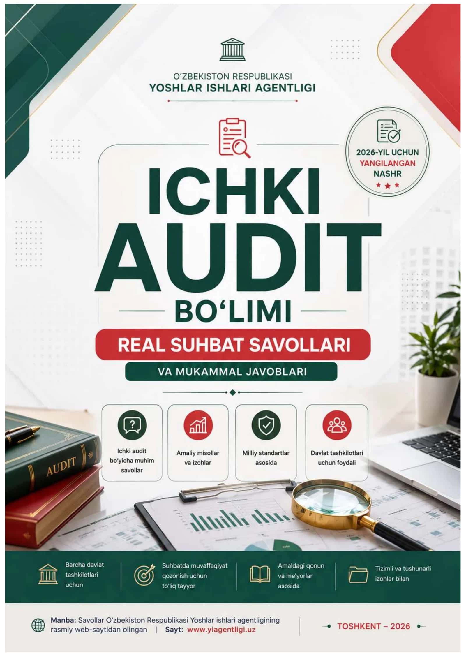 ICHKI AUDIT BO’LIMI  SUHBAT SAVOLLARI VA JAVOBLARI 1