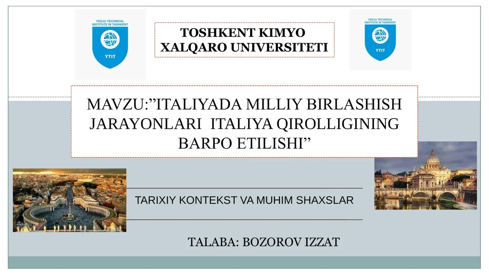 TARIXIY KONTEKST VA MUHIM SHAXSLAR 1