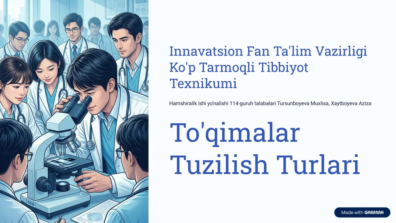 Ko'p Tarmoqli Tibbiyot 1