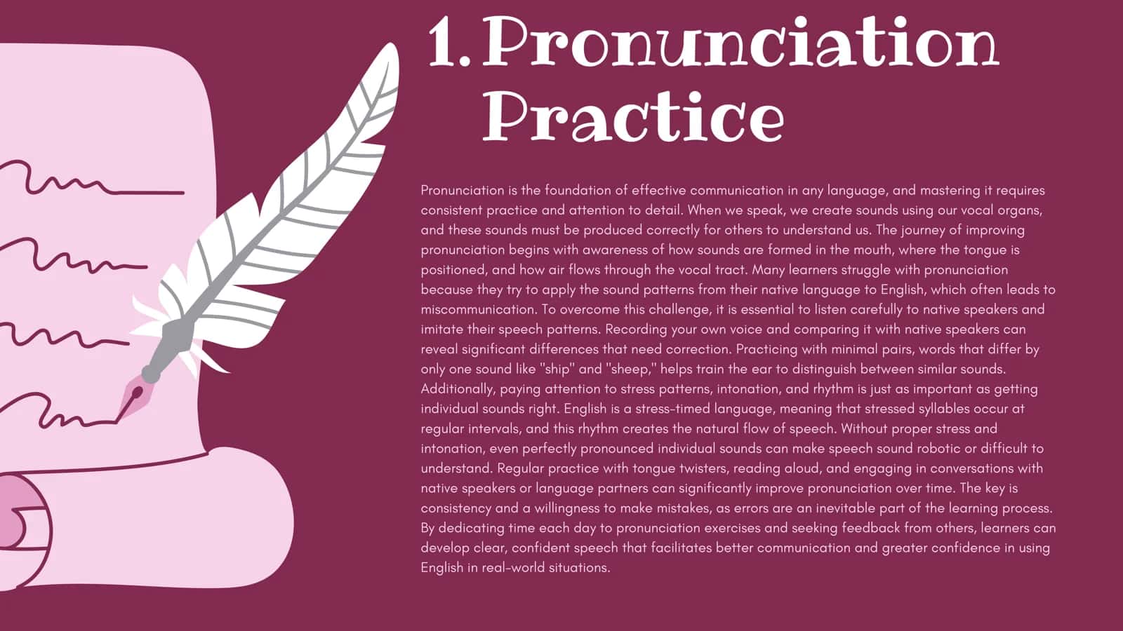 Pronunciation Practice for Effective Communication 1