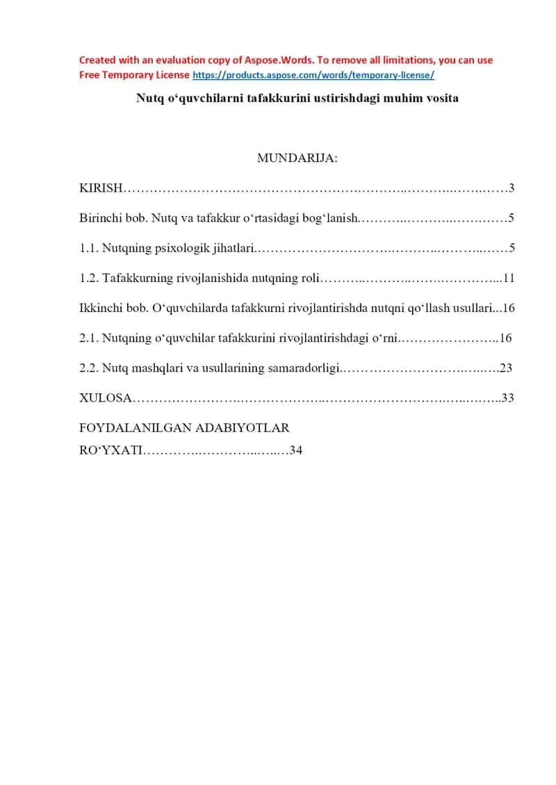 Nutq o‘quvchilarni tafakkurini o‘stirishdagi muhim vositasi 1