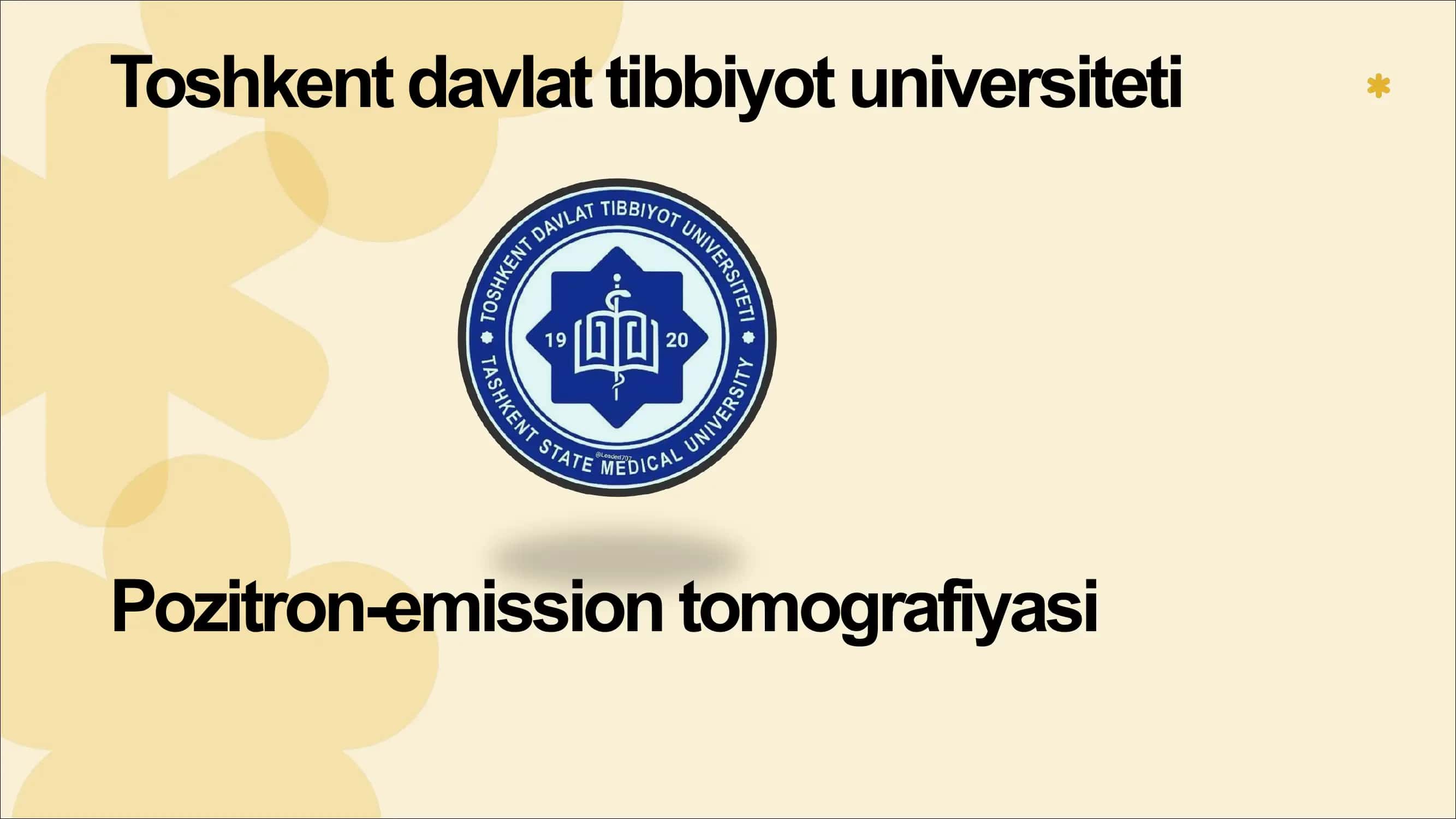 Pozitron-emission tomografiyasi 1