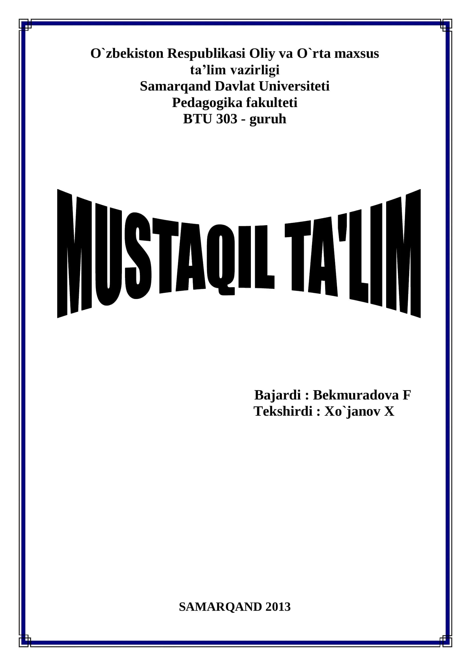 Sifatni o`rganish metodikasi 1