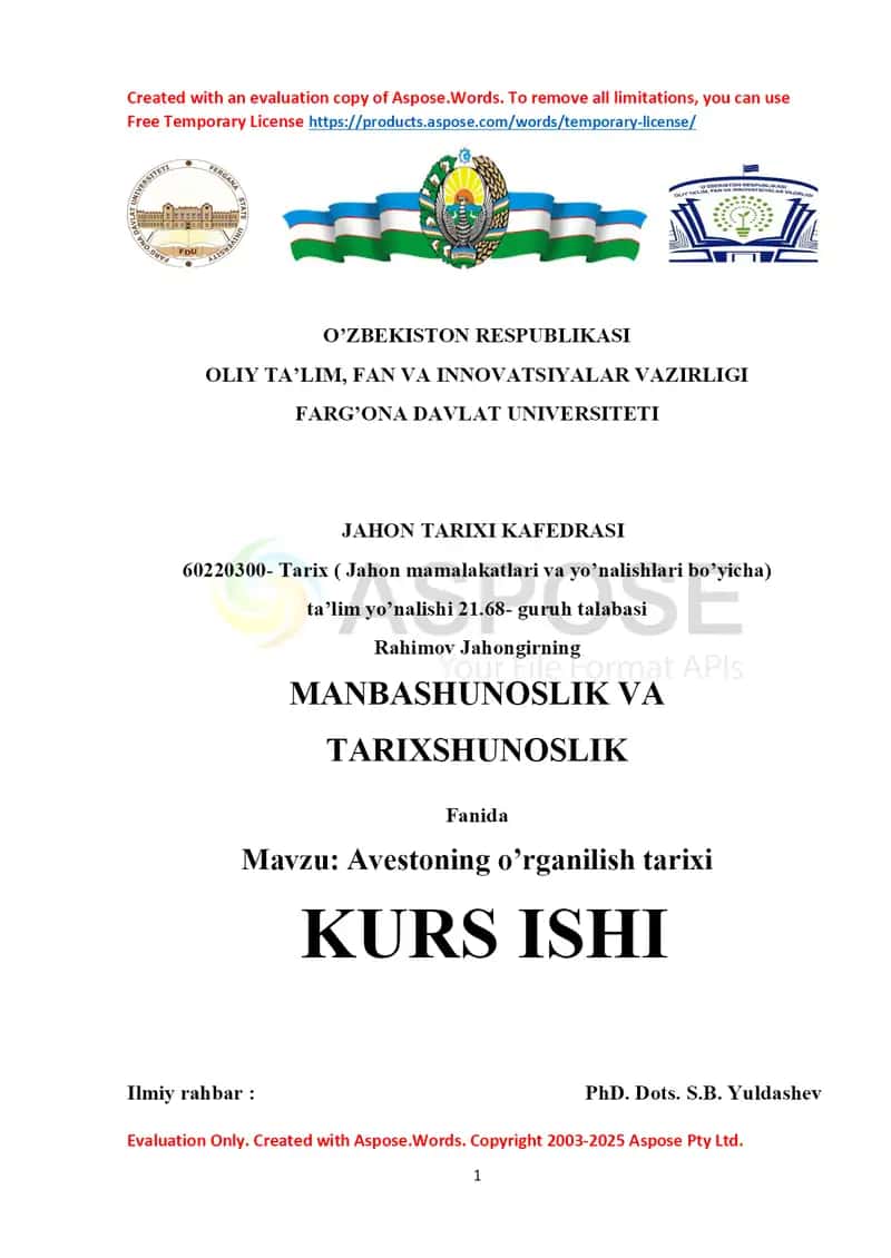 Avesto 1