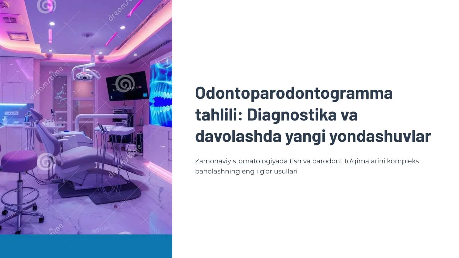 Odontoparodontogramma taxlili. 1