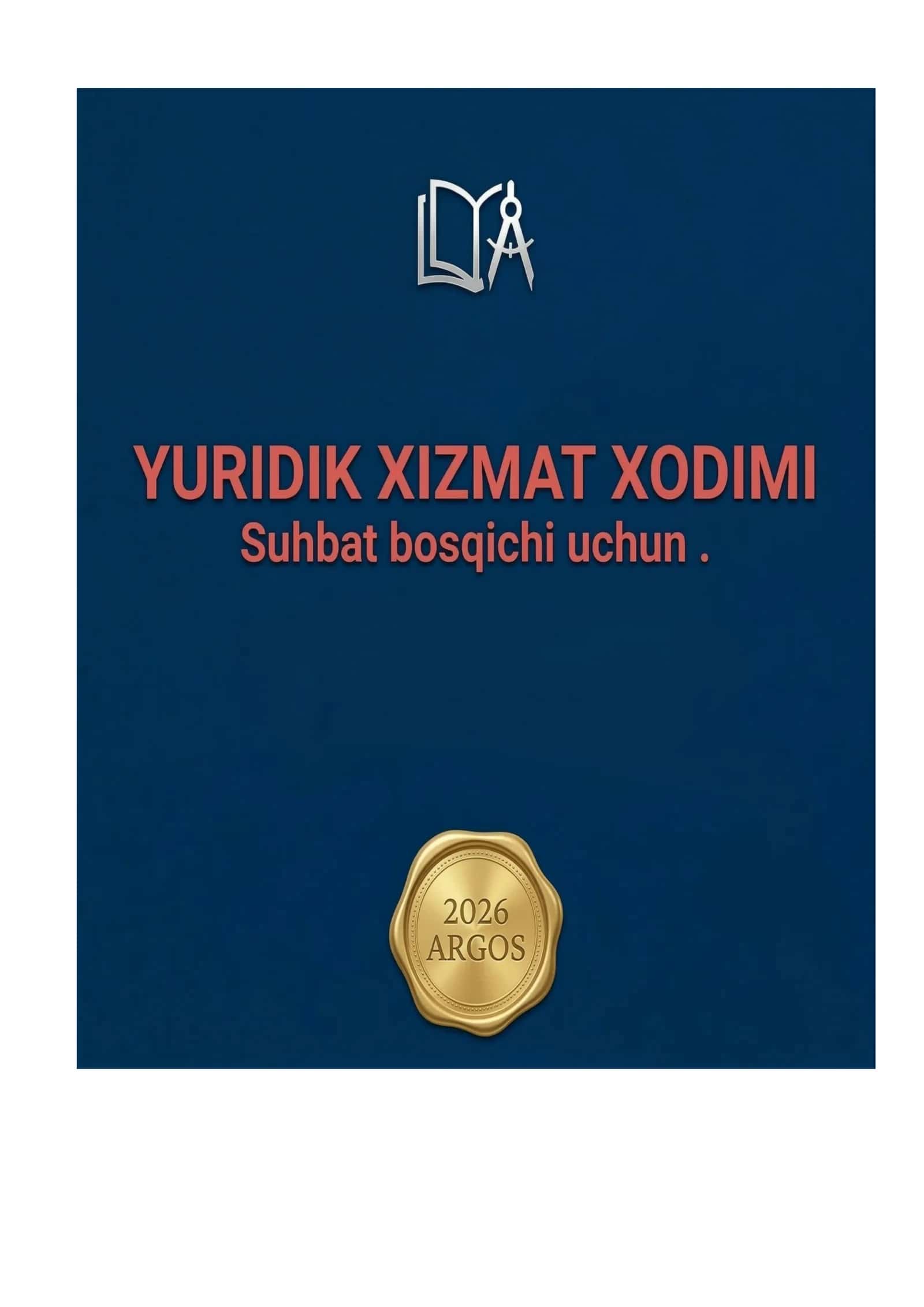 Yuridik xizmat xodimi: Suhbat bosqichi uchun 150 ta savol-javob (2026 Argos) 1