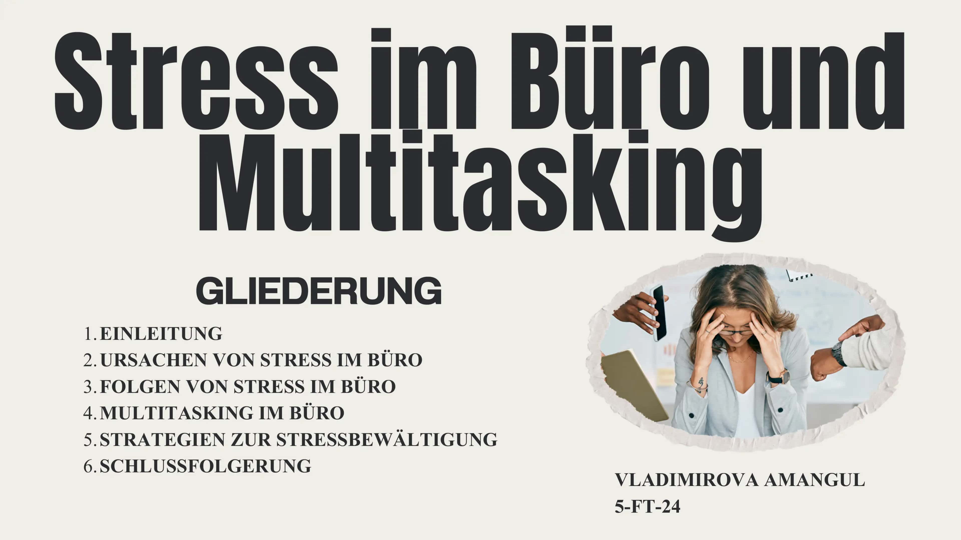 Stress im Büro und Multitasking 1